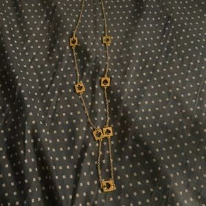Kate Spade Gold Hole Punch Scatter Necklace